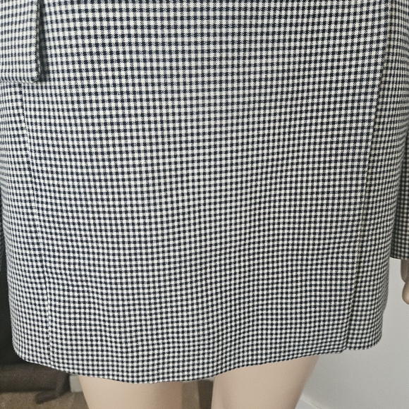 Zara Blazer Coat Gingham Plaid Women's Double-Breasted - Picture 4 of 16